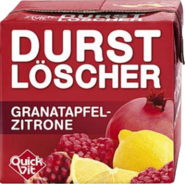Durstlöscher Granatapfel/Zitrone